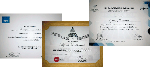 Fredy servicios agro-aereos mantiene capacitaciones periódicas, las cuales nos permiten mantener status de certificación y la mejora constante en aplicaciones.