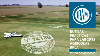 IRAM 14130-3 Norma que establece requisitos específicos a cumplir por aplicadores aéreos